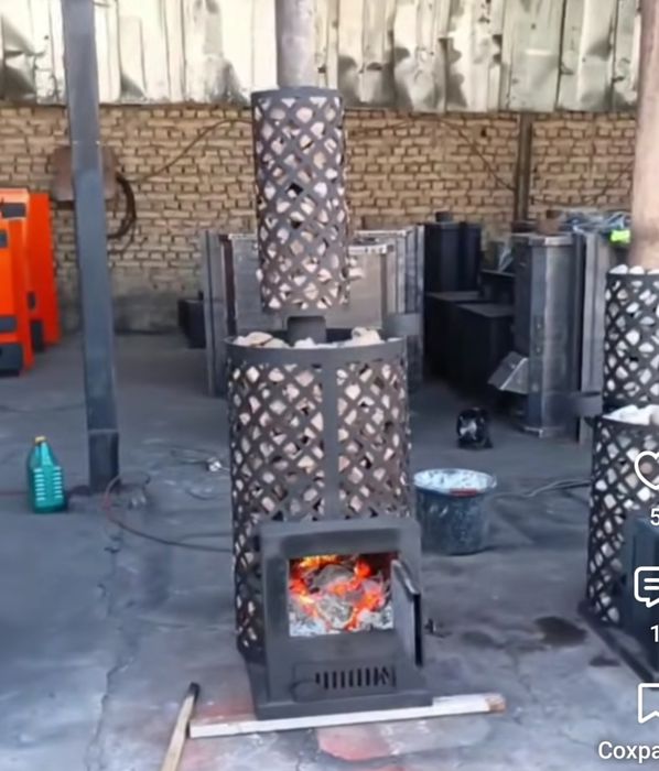 Сауна учун сухой парга печкалар