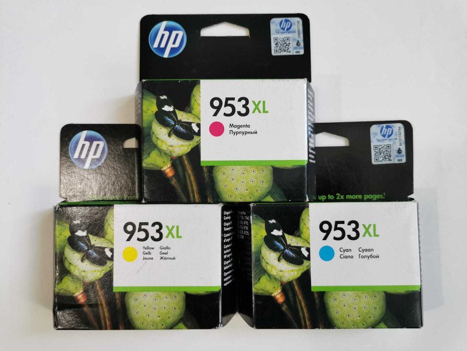 Мастилени консумативи за принтери HP - оригинални.