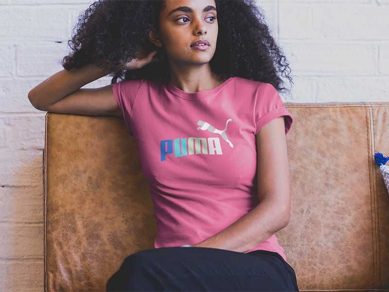 Дамска тениска Puma принт Модели и размери