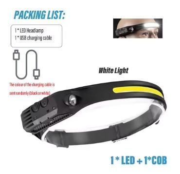 Челник №4060-1 Мощен индукционен COB LED челник с вградена батерия, US