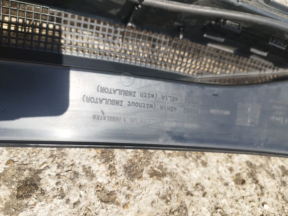Пластмасова кора под предните чистачки за Нисан Кашкай j11