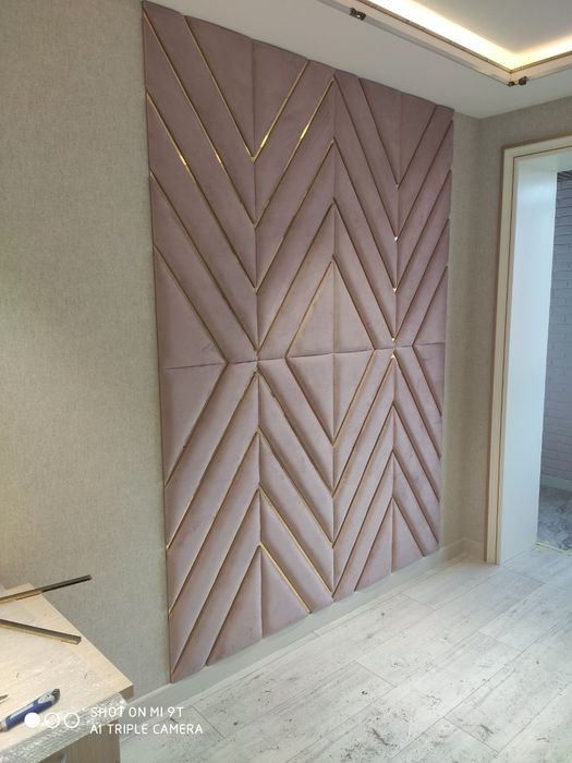 Декоративная стены.  Dekarativniy stena. Myahkiy devor. Decor.  Dekor