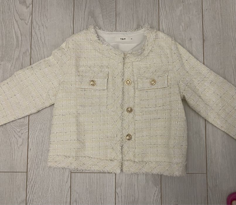 Пиджак твидовый