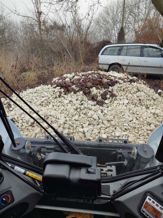 Услуги с мини челен товарач Бобкат Bobcat),транспортни услуги самосвал