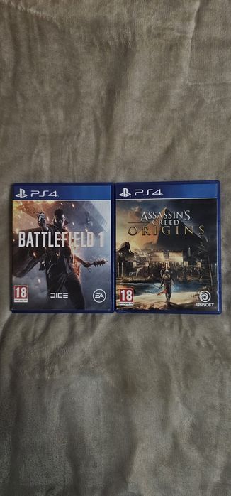 Assassin's Creed Origins и Battlefield 1 за  PS4