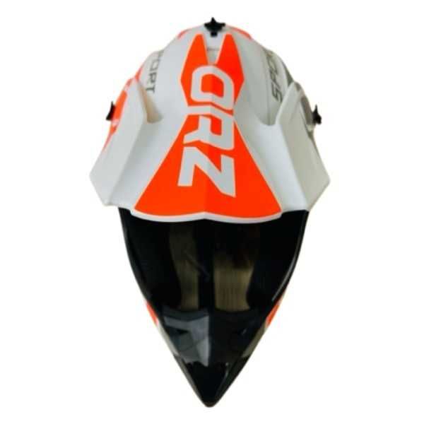 Кросова каска Automat, За мотор, Атв, Велосипед, S, M и L размер Бял