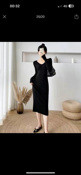 Черное платье лапша