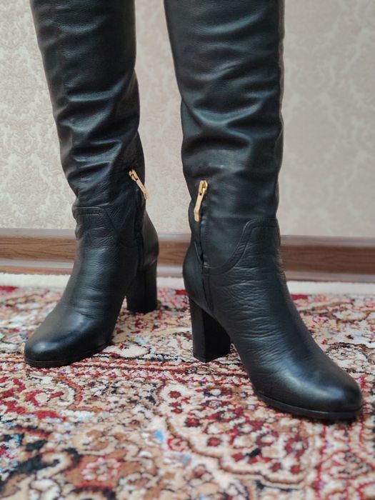 Чистый натуральный кожа 100% сапог сотилади янгги RENZI Фирма