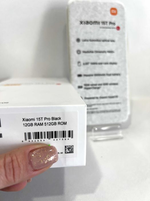 Xiaomi 15T Pro, Black, 512GB/12GB, NOU!