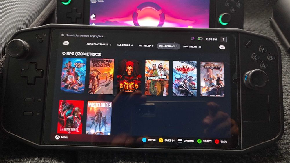 Lenovo Legion GO cu SSD 512gb-jocuri instalate (garantie Emag)
