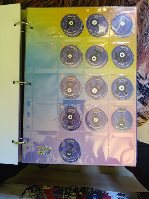 Pokemon Tazos Album