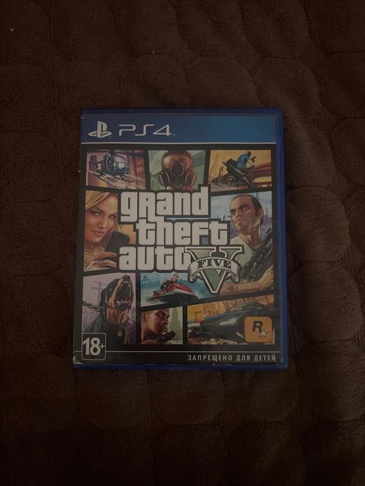 GTA 5 диск на пс 4