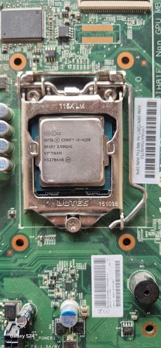 Placă de bază si procesor i3 LGA 1150 Lenovo ThinkCentre M73z