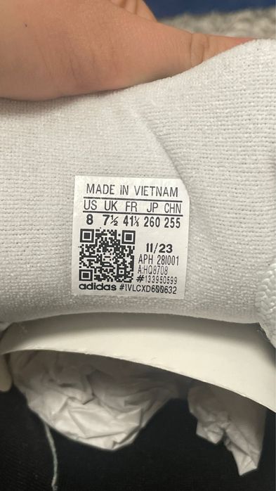 Маратонки Adidas Campus, черни, размер - USA 8, UK 7 1/2