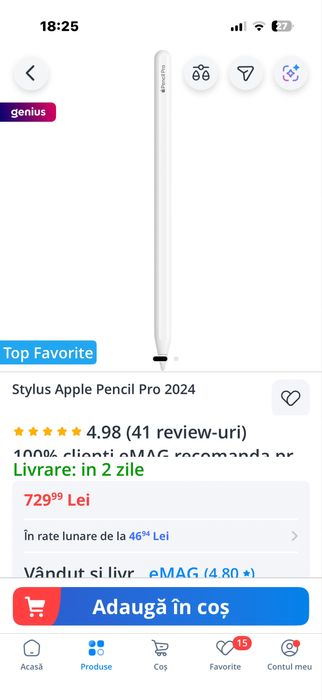 Apple Pencil noi noute, toate modelele