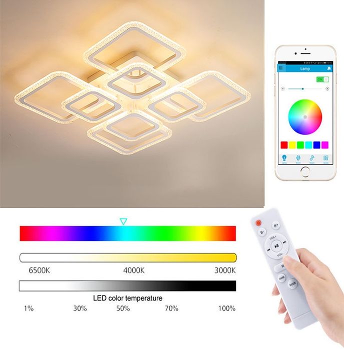 LED полилей с дистанционно