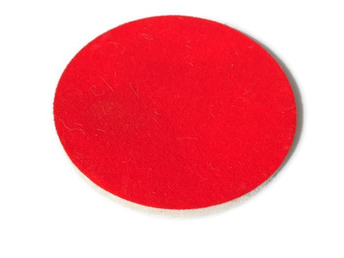 филц за полиране на стъкло , метал 125/8мм закрепване с велкро ...