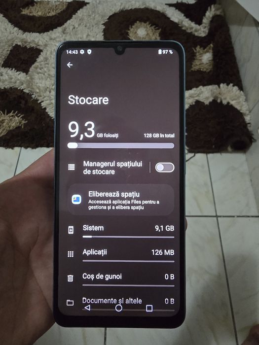 Telefon Cubot A20 Android 15, 8GB ram cu 128gb interna, Doua display-uri