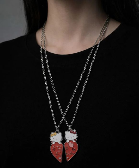 Парные кулоны Hello Kitty