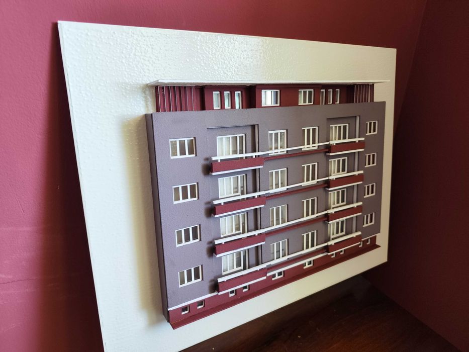 Макет на Соц блок , фасада 2