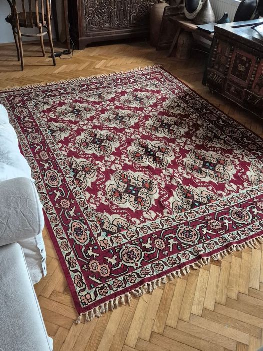 Covor vechi , tradițional , neoromânesc., manual
