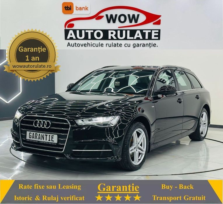 Audi A6 2017 2.0D E6 Garantie 12 Luni Rate Avans 0 Doar Cu Buletinul