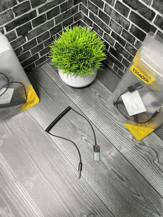 Адаптер Essager Bluetooth Aux с USB на гнездо 3.5 мм