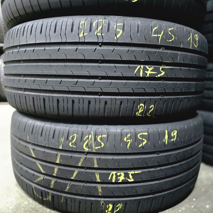 2x 225/45/19 VARA CONTINENTAL 2022 Stare excelentă