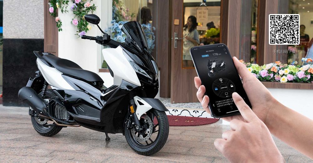 Scuter ABS + TCS Zontes D125, 15 CP cel mai puternic, Rate ! Permis B.