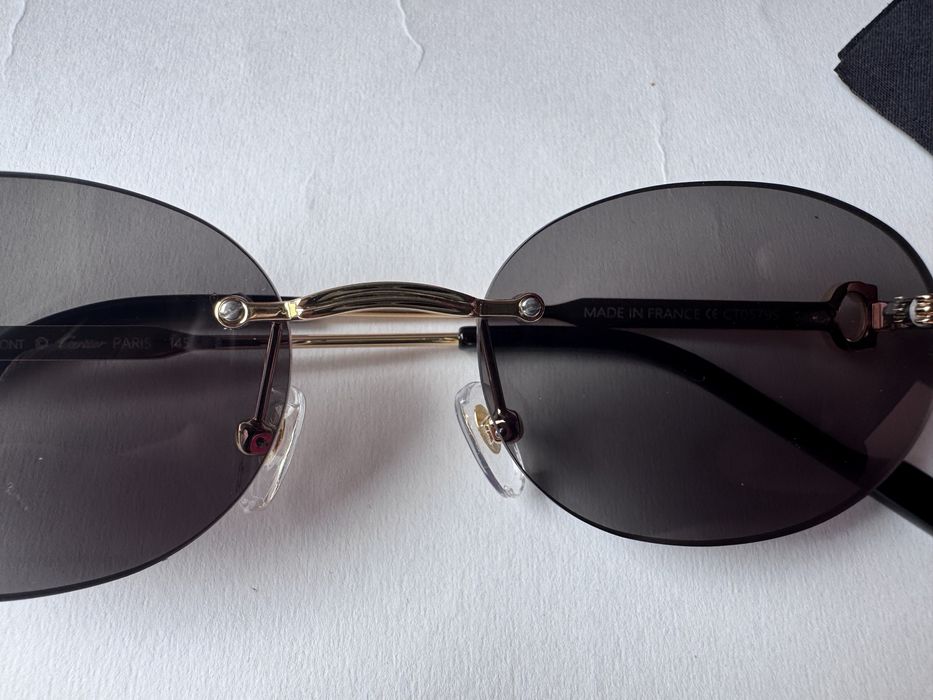 Ochelari de soare Cartier Oval-Rimless CT0579S 145, Noi