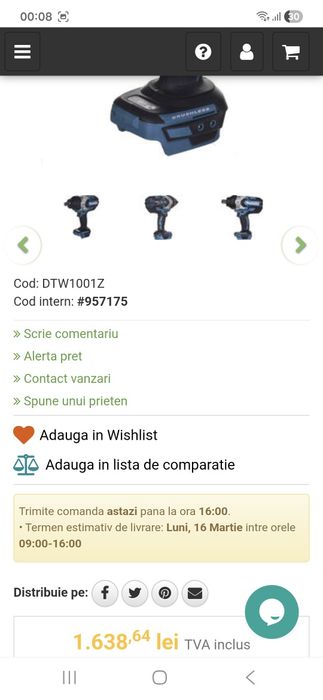 Impact makita DTW1001 ( Seroza)