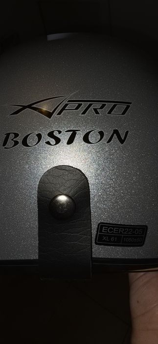 Casca moto scuter Apro Boston gri mărime XL noua