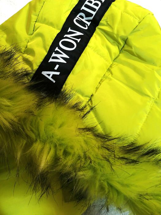 Като нов , Зимен елек, неонов цвят размер М/Л   размер M/L