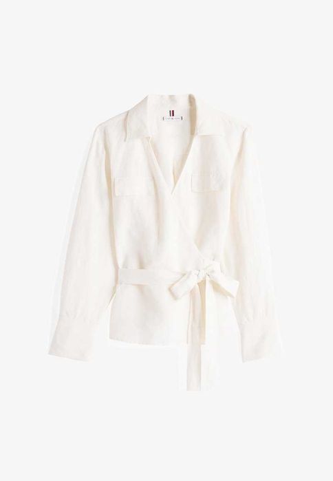 Bluză Tommy Hilfiger - ivory petal / original, mărime 34 și 44, nou