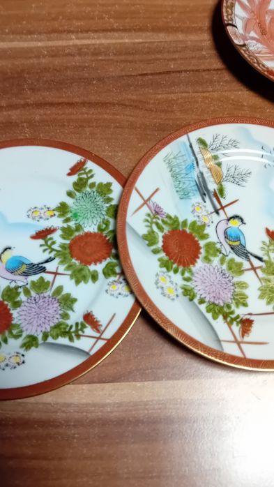 Сервиз и чинии  японски  костен  порцелан