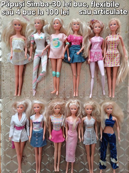 Păpuși barbie,simba,figurine