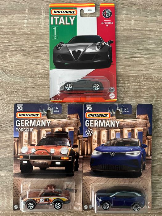 Метални колички Matchbox и Welly