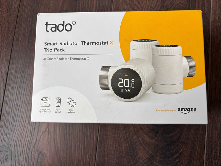 Чисто нов tado° Smart Radiator Thermostat X – Комплект 3 броя (Trio Pack)