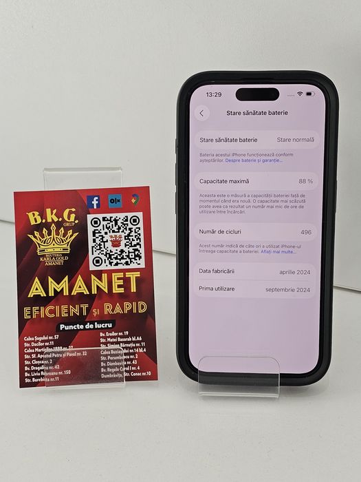 Iphone 15 Pro 256gb Amanet BKG