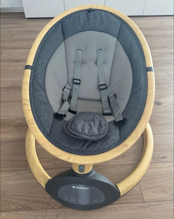 Електрическа люлка KikkaBoo - Ashlee, тъмносива