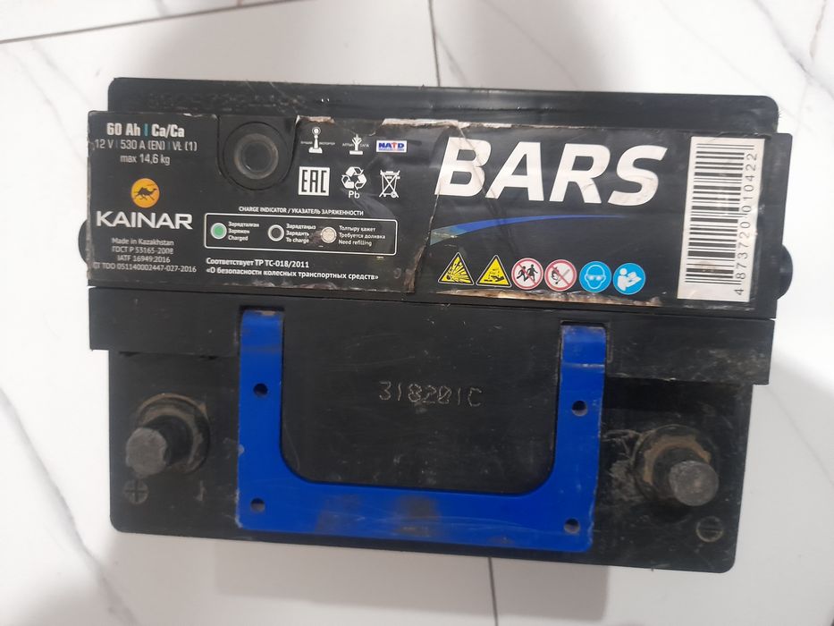 Продам аккумулятор  барс  60A