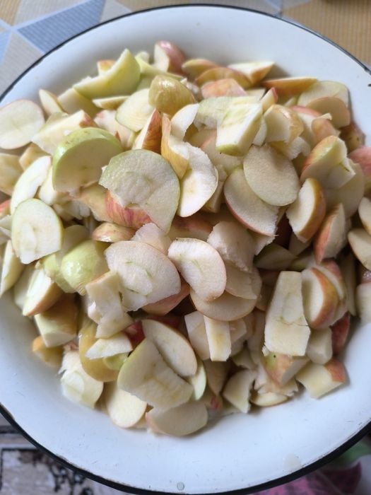 Продам тую, вишню,резанные яблочки,