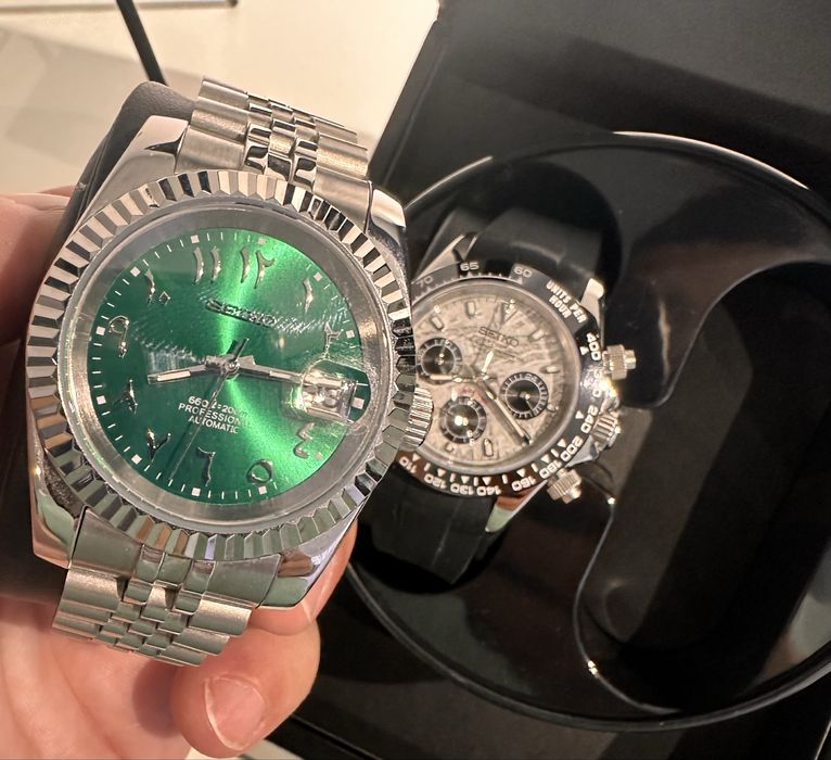 Seiko Mod - 2 Modele / Automatic + cutie incarcare