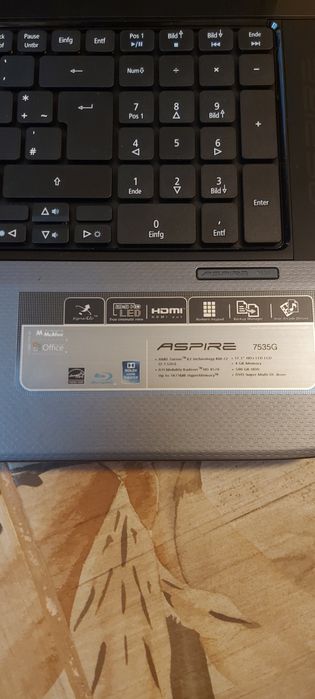 Acer 7535G laptop Лаптоп за части+Батерия