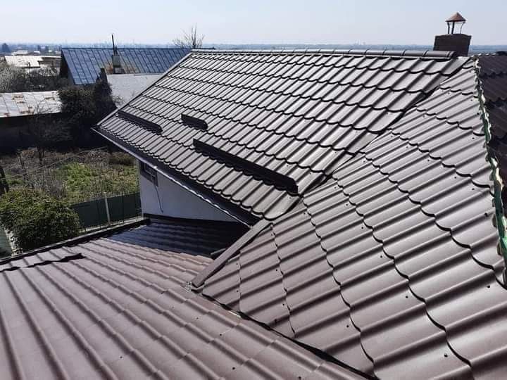 Acoperis montaj tigla metalica/ reparatii
