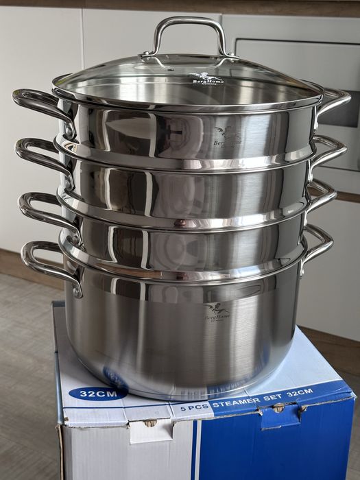 Мантоварка berghome, 12л