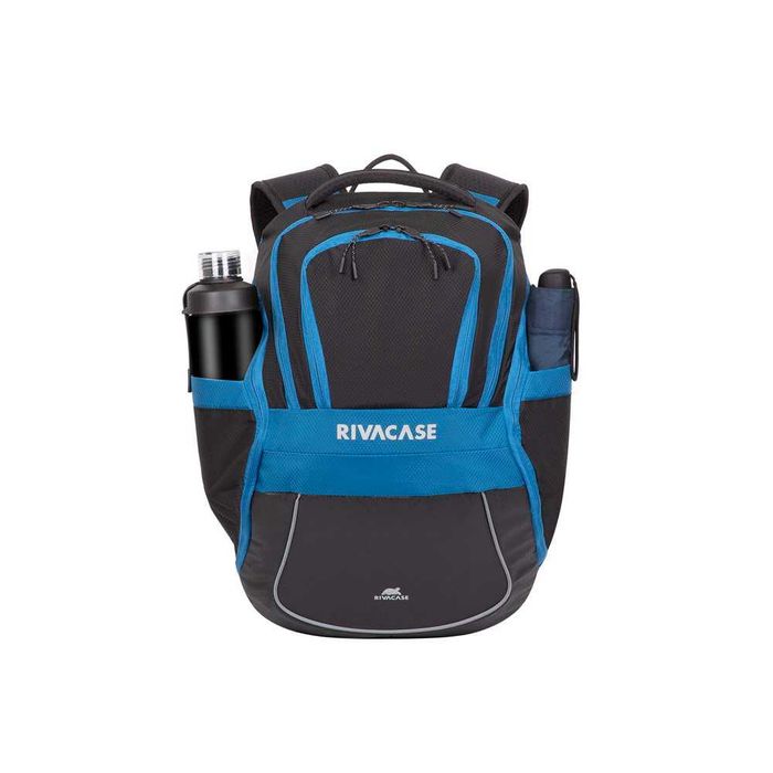 ^Рюкзак RIVACASE 5225 black/blue 15.6'' 20L Laptop backpack / 6
