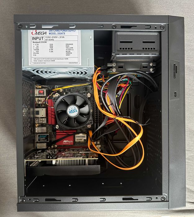 Компютър i5-6600K 2х8 Gb RAM GTX 1050 + Монитор Acer 24 инча