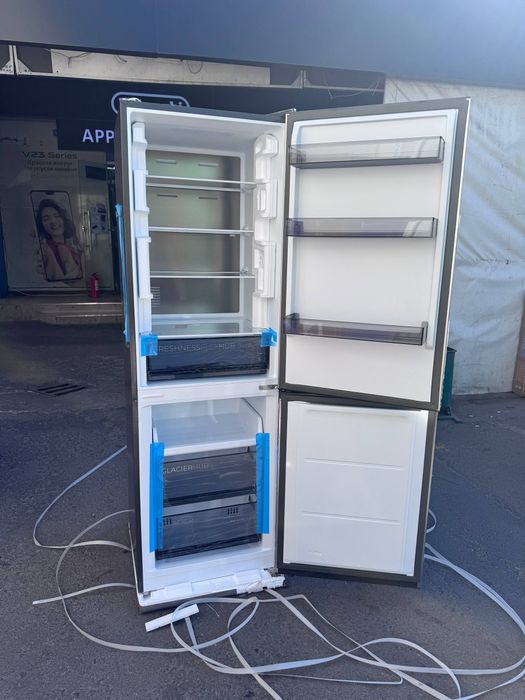 двухкамерный холодильник Ziffler No frost/inverter  с гарантией!