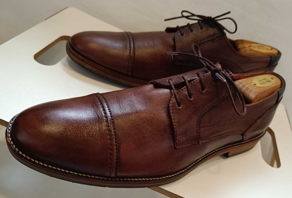Pantofi derby 43 43.5 premium LLOYD piele naturala moale